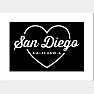 San Diego California Love Posters and Art